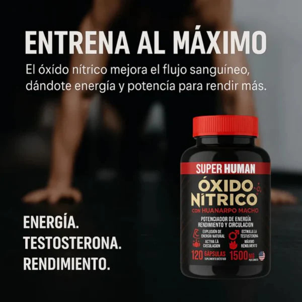 Óxido Nítrico Promax™ + Prostate Health en pack 2x1:💪🔥(120 cápsulas)