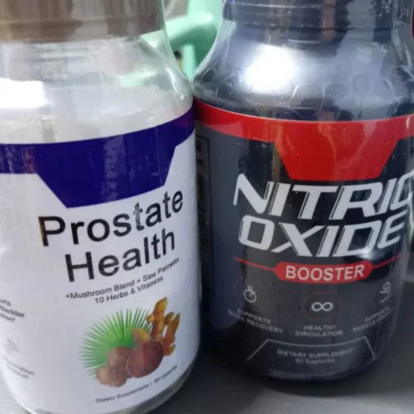 Óxido Nítrico Promax™ + Prostate Health en pack 2x1:💪🔥(120 cápsulas)
