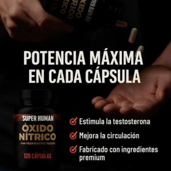 Óxido Nítrico Promax™ + Prostate Health en pack 2x1:💪🔥(120 cápsulas)