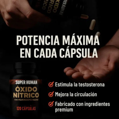 Óxido Nítrico Promax™ + Prostate Health en pack 2x1:💪🔥(120 cápsulas)